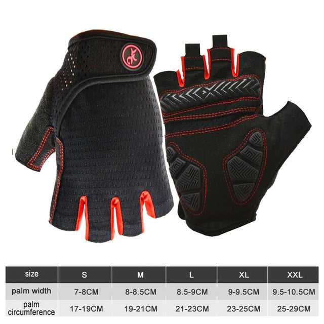 Shockproof GEL Pad Cycling Gloves