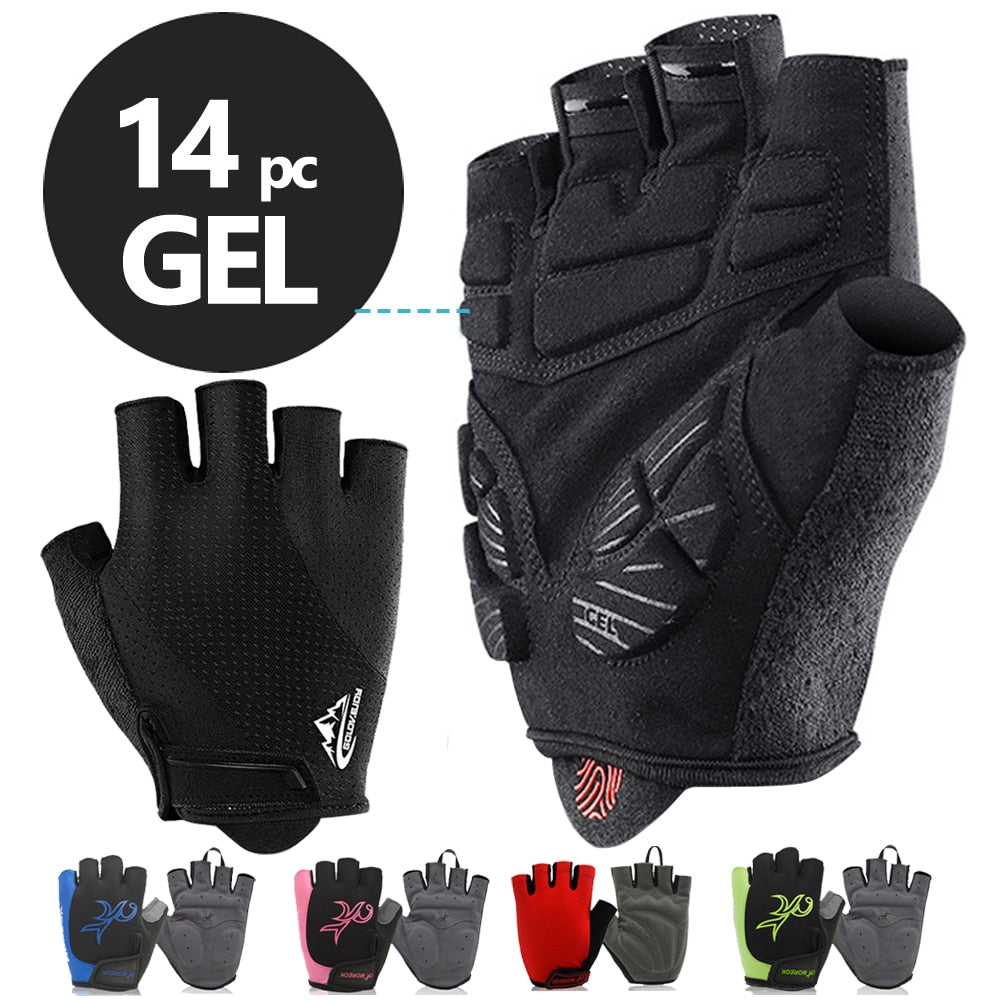 Shockproof GEL Pad Cycling Gloves